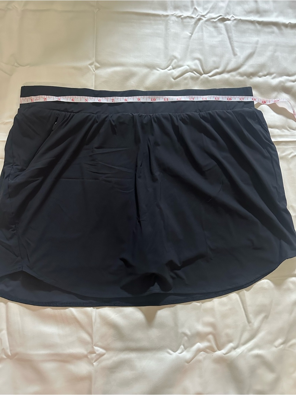 all in motion Black Athletic Skort with Zip Pocket